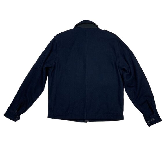 Polo 67 Jeans Ralph Lauren Mens Retro Special Military Wool Jacket M Blue Fall - Picture 10 of 12